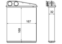 Heat Exchanger, interior heating BEHR