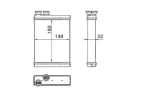 Heat Exchanger, interior heating BEHR