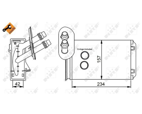 Heat Exchanger, interior heating EASY FIT, Image 5