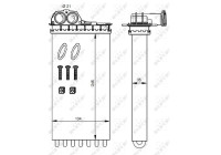 Heat Exchanger, interior heating EASY FIT