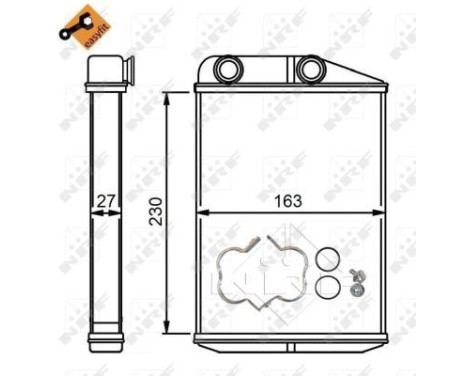 Heat Exchanger, interior heating EASY FIT, Image 2