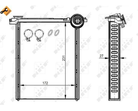 Heat Exchanger, interior heating EASY FIT, Image 5