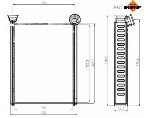 Heat Exchanger, interior heating EASY FIT, Image 5