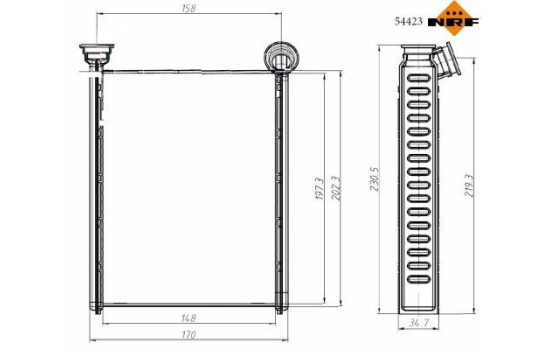 Heat Exchanger, interior heating EASY FIT, Image 5