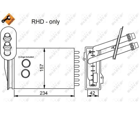 Heat Exchanger, interior heating EASY FIT, Image 5