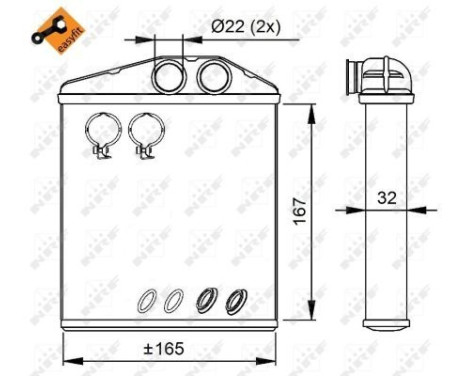 Heat Exchanger, interior heating EASY FIT, Image 5