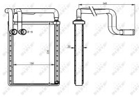 Heat Exchanger, interior heating EASY FIT