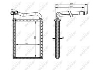 Heat Exchanger, interior heating EASY FIT
