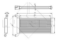 Heat Exchanger, interior heating EASY FIT