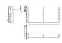 Heat Exchanger, interior heating EASY FIT