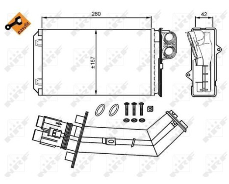Heat Exchanger, interior heating EASY FIT, Image 6