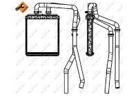 Heat Exchanger, interior heating EASY FIT