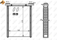 Heat Exchanger, interior heating EASY FIT