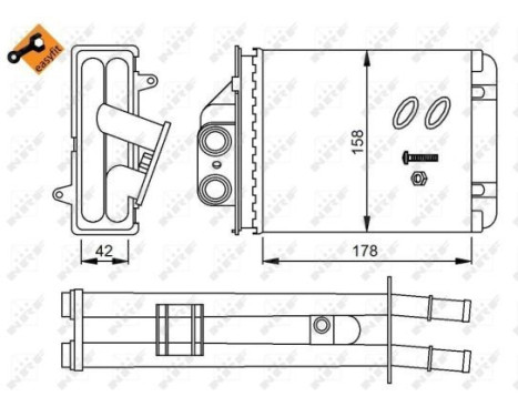 Heat Exchanger, interior heating EASY FIT, Image 5