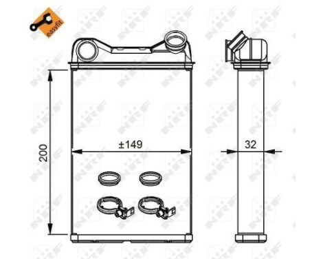 Heat Exchanger, interior heating EASY FIT, Image 6