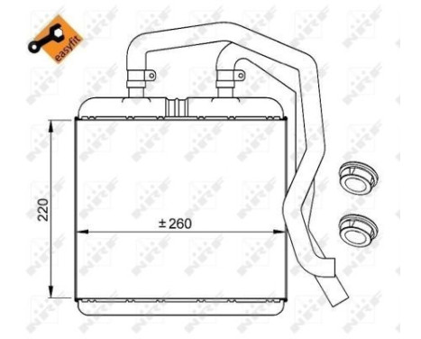 Heat Exchanger, interior heating EASY FIT, Image 5