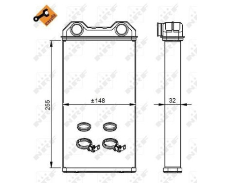 Heat Exchanger, interior heating EASY FIT, Image 4