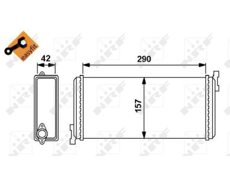 Heat Exchanger, interior heating EASY FIT, Image 5