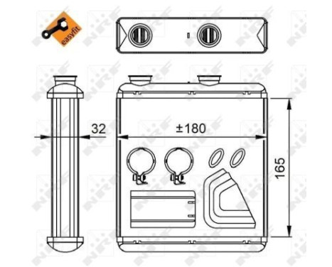 Heat Exchanger, interior heating EASY FIT, Image 5