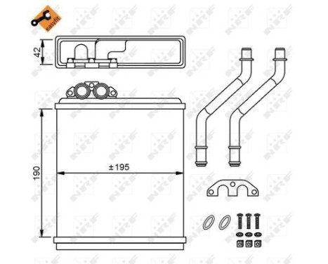 Heat Exchanger, interior heating EASY FIT, Image 5