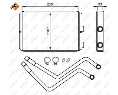 Heat Exchanger, interior heating EASY FIT, Image 2