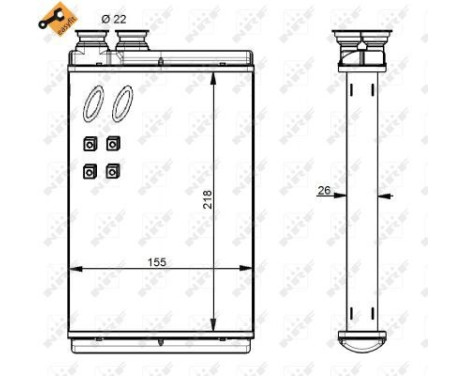 Heat Exchanger, interior heating EASY FIT, Image 5