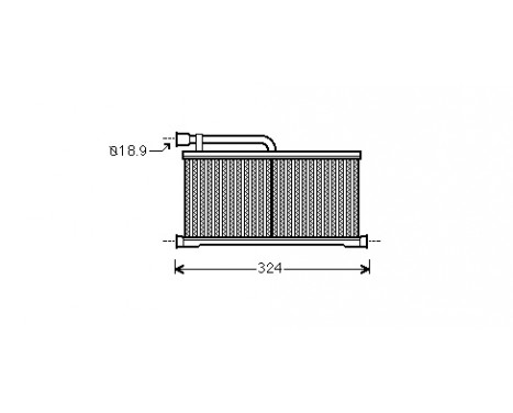 Heat Exchanger, interior heating *** IR PLUS ***