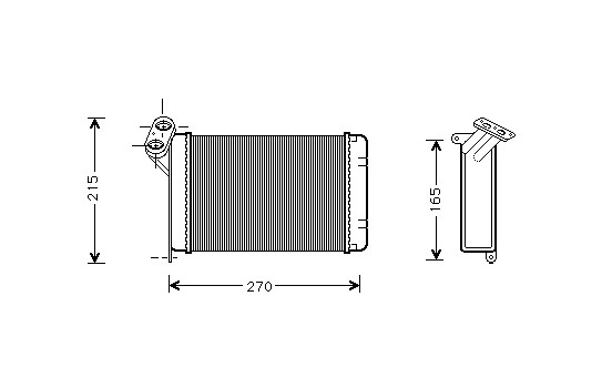 Heat Exchanger, interior heating *** IR PLUS ***