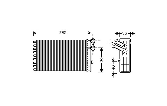 Heat Exchanger, interior heating *** IR PLUS ***