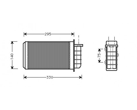 Heat Exchanger, interior heating *** IR PLUS ***, Image 2