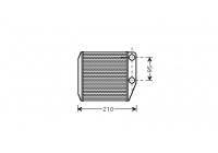 Heat Exchanger, interior heating *** IR PLUS ***