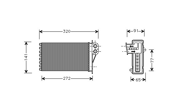 Heat Exchanger, interior heating *** IR PLUS ***, Image 3