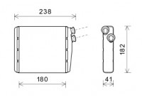 Heat Exchanger, interior heating *** IR PLUS ***