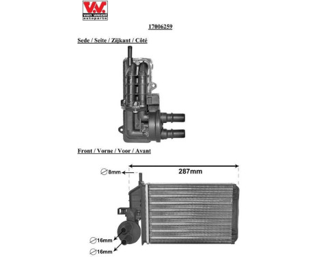 Heat Exchanger, interior heating *** IR PLUS ***, Image 5