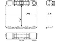 Heat Exchanger, interior heating PREMIUM LINE