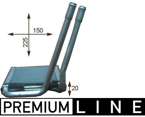 Heat Exchanger, interior heating PREMIUM LINE