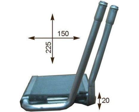 Heat Exchanger, interior heating PREMIUM LINE, Image 2