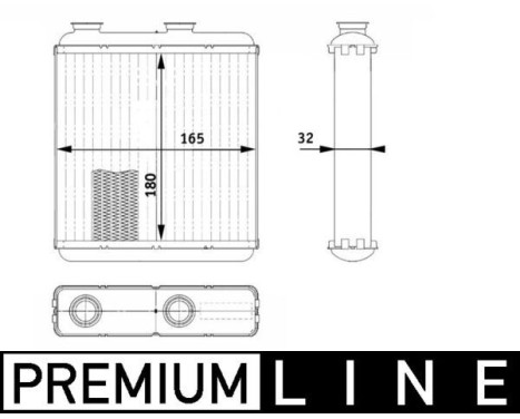 Heat Exchanger, interior heating PREMIUM LINE