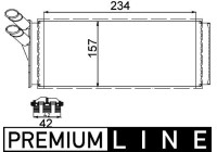 Heat Exchanger, interior heating PREMIUM LINE