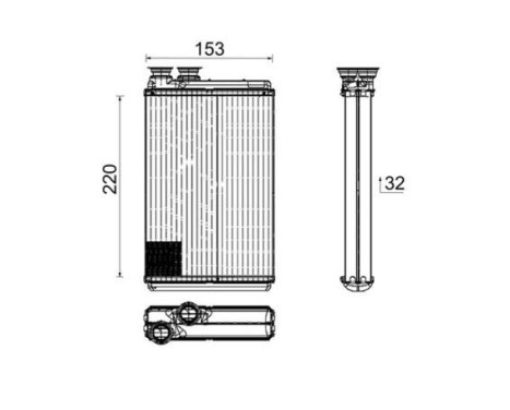 Heat Exchanger, interior heating PREMIUM LINE, Image 2