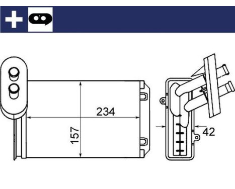 Heat Exchanger, interior heating, Image 2