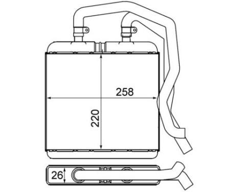 Heat Exchanger, interior heating, Image 2