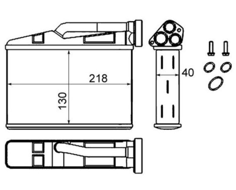 Heat Exchanger, interior heating, Image 2