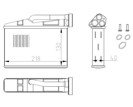 Heat Exchanger, interior heating, Image 5