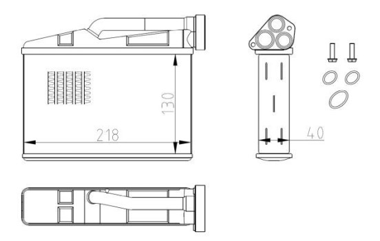Heat Exchanger, interior heating, Image 4