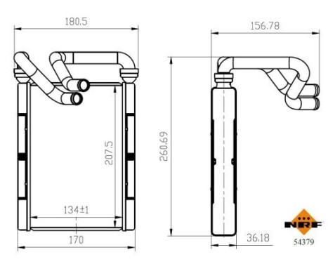 Heater radiator, interior heating EASY FIT, Image 4