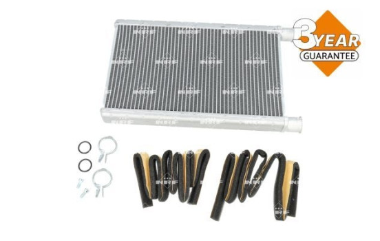 Heater radiator, interior heating