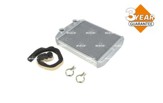 Heater radiator, interior heating
