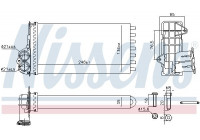 Heater radiator, interior heating