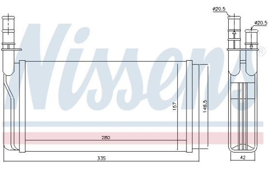 Heater radiator, interior heating, Image 5